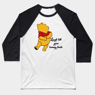 Anthropomorphic Teddy Bear Laughing Baseball T-Shirt